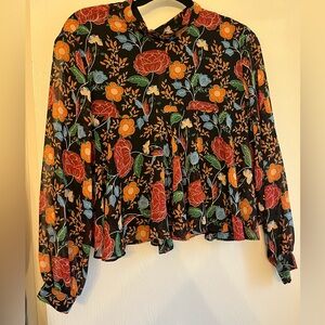 Boho floral Zara blouse